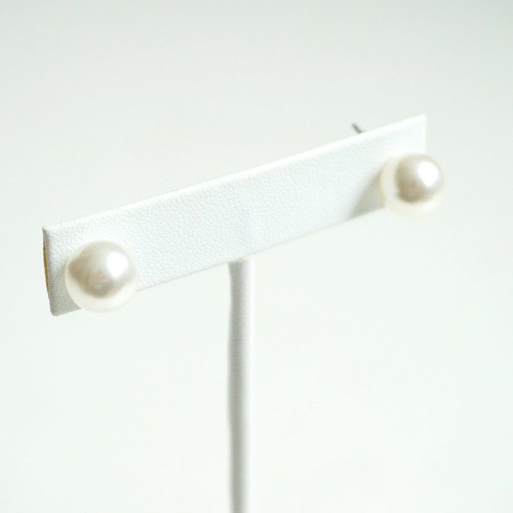 Faux Pearl Stud Earrings